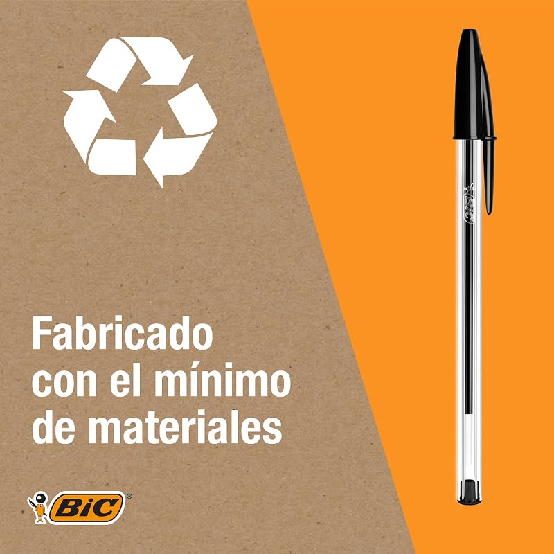 Cristal Original Bolígrafos Punta Media (1,0 mm) – Colores Surtidos, Pack de 2 Blísters de 10 Unidades