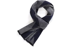 FULLRON Men Winter Scarf Soft Warm Long Cashmere Feel Scarves