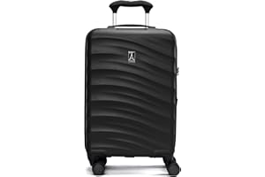 Travelpro Maxlite Air V2 Hardside Expandable Carry on Luggage, 8 Spinner Wheels, Lightweight Hard Shell Suitcase, TSA lock, Black, Compact Carry On 20-Inch