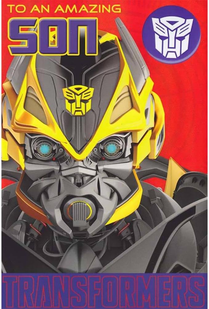 4 Cartes Danniversaire Avec Badge Transformers Bijoux Et Cosmetique Jeux Et Jouets Centroarco Com