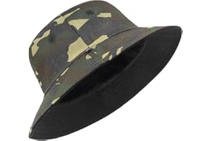 Zylioo Oversize XXL 100% Cotton Bucket Hat,Reversible Trendy Fisherman Hats,Double Side Wear Fishing Summer Sun Hat