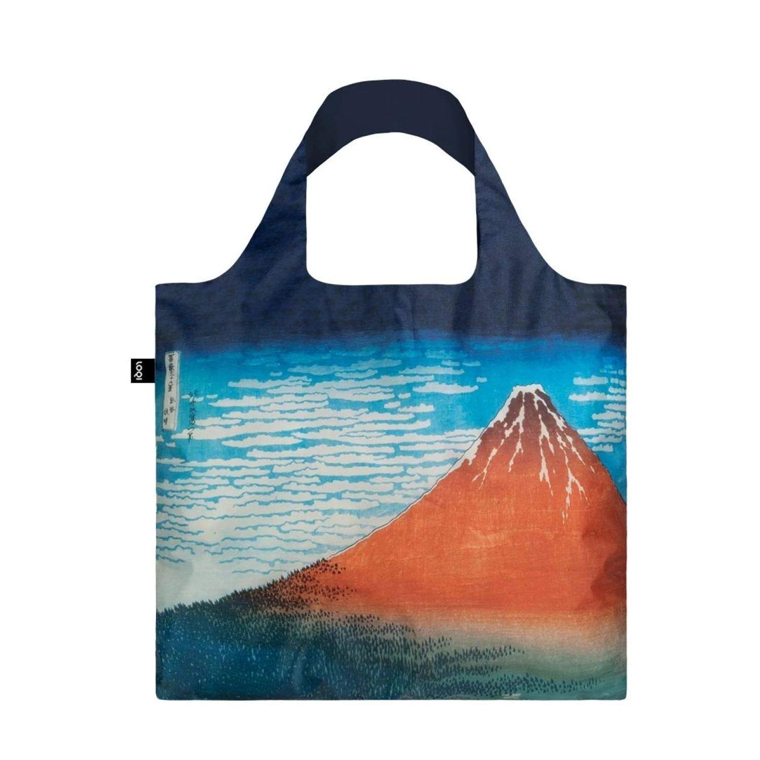 LOQI HOKUSAI Bag - Red Fuji, Mountains in Clear Weather