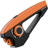 Orange Ninja Scissors Sharpener Tool &ndash; 4 Angle Settings, Easy Manual Use | For Everyday Kitchen, Fabric, Sewing, Craft, Office &amp; Straight Hair Scissors &ndash; Right-Hand Use Only