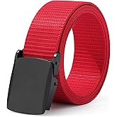 AWAYTR Nylon Boys Baseball Belt - Kids Golf Belt with Metal Buckle for Softball Pants School Uniform Jeans