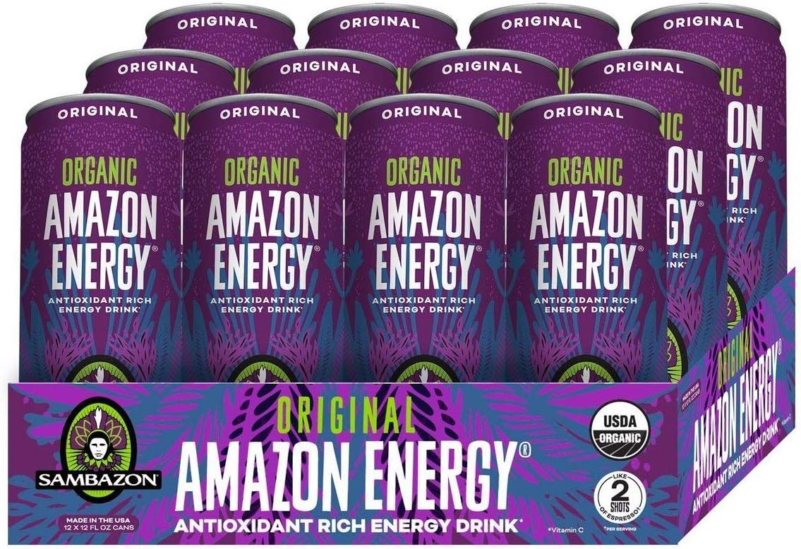 Sambazon Amazon Energy Drink, Original Acai Berry, limited Edition