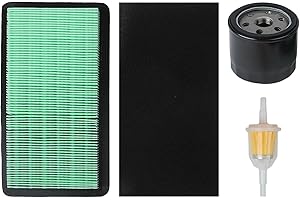 Engine Maintenance Kit Compatible with for Honda GCV520 GCV530 GXV520 GXV530 - Oil Air Fuel Filter Set Small Engine Service K