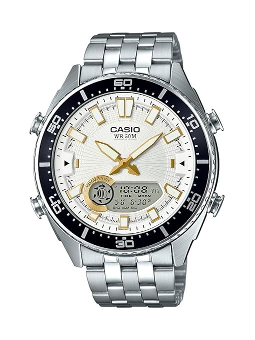 Casio Men's Divers AMW720D-7AV Silver Stainless-Steel Japanese Quartz Dress Watch