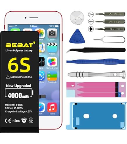 iPhone 6s バッテリー100% Amazon.com: TQTHL Upgraded Battery for iPhone 6S, (2025 New