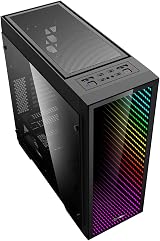 GameMax Abyss ARGB E-ATX PC Gaming Case Black Tempered Glass Infinity Mirror view 9