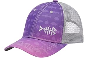 Kids Youth Fishing Sun Hat Mesh Back Adjustable Baseball Trucker Cap for Boys Girls