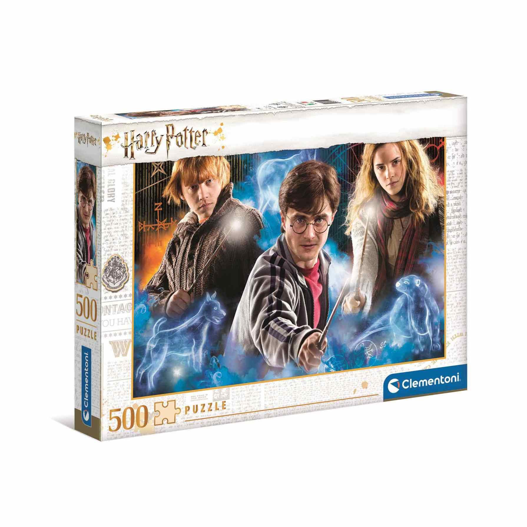 Clementoni 35082, Harry Potter Puzzle for Children and Adults, 500 pieces, Ages 10 Years Plus multi coloured