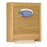 Wooden Mallet Combo Towel Dispenser and