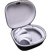 Headphone Headset Case Compatible with JBL, Beats, Sony, Soundcore Anker, Raycon, TOZO, SteelSeries, Logitech, Jabra, Bose, Audio-Technica, Sennheiser Headphones（Outer Black+Inner Gray）