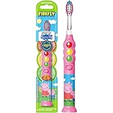 FIREFLY Ready Go Brush, Peppa Pig Light-Up Timer Toothbrush, Ages 3+ | Cushions &amp; Relieves Blister Pain Instantly, Accelerates Healing with Hydrocolloid Gel