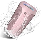 EDUPLINK Outdoor Portable Bluetooth Wireless Speaker - Waterproof - Pink