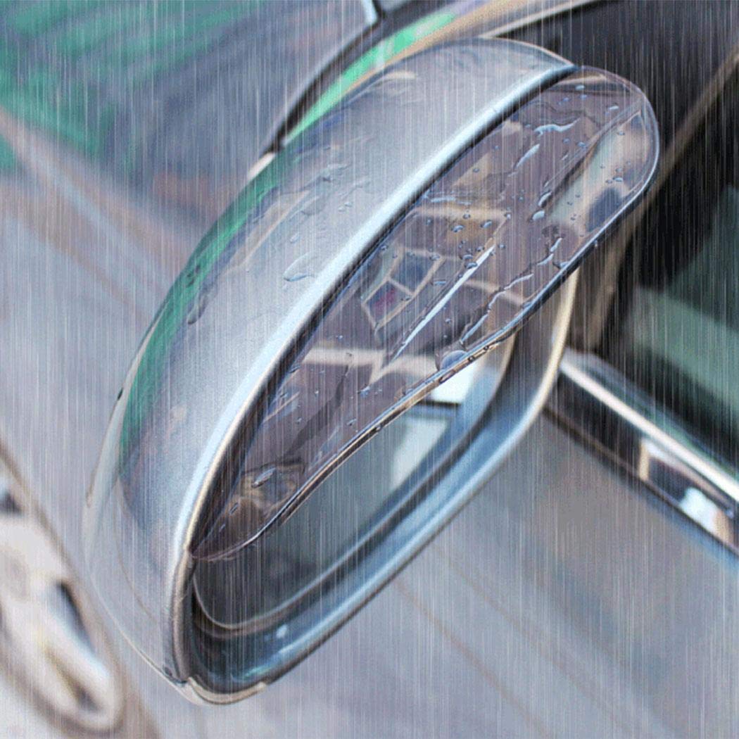 Pinsparkle New Car Back Mirror Rain Eyebrow Flexible Rearview Mirror Rainproof Blades Mirrors
