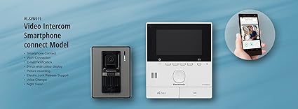 Panasonic video intercom system with smartphone connect (VL-SVN511SX)