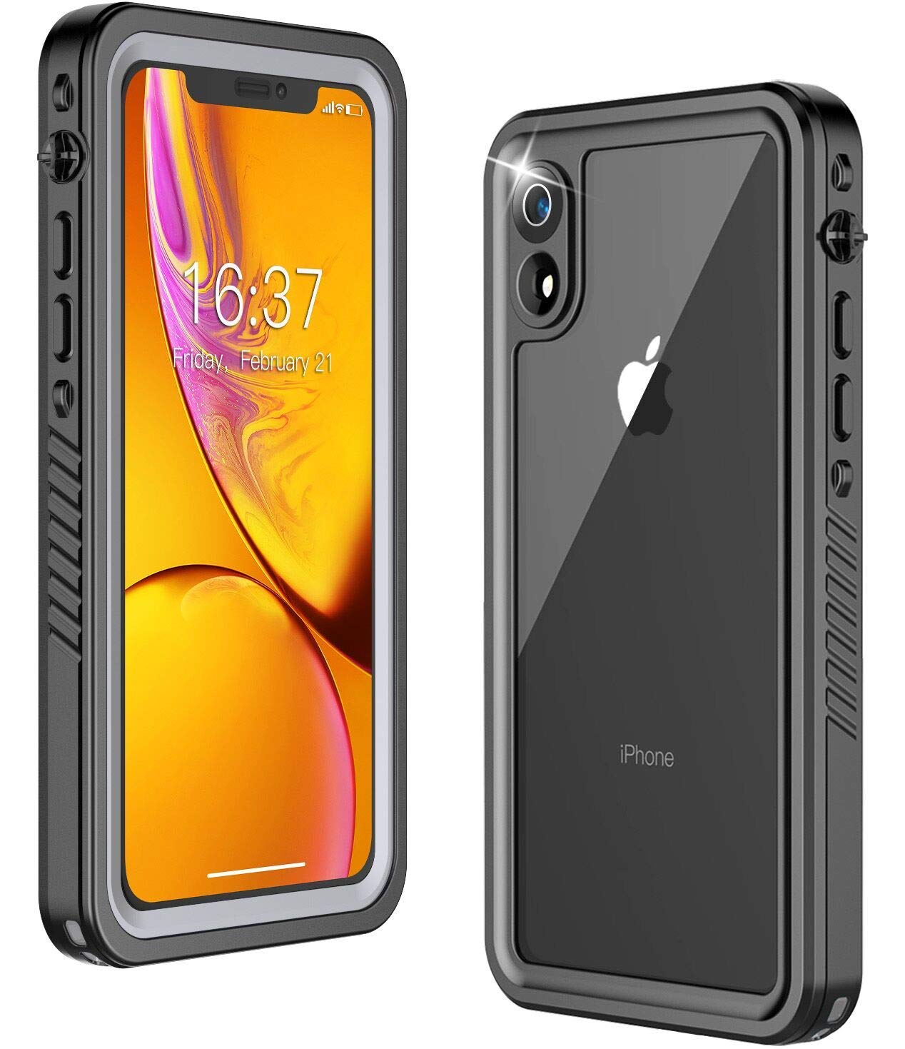 Temdan Iphone Xr Case 360 Full Body Built In Screen Desertcart