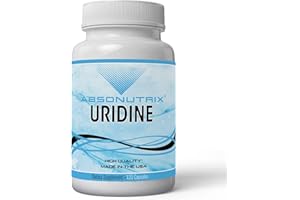 Absonutrix Uridine Monophosphate (Choline Enhancer) 500mg per Capsule - 120 Vegetable Capsules Memory Made in USA