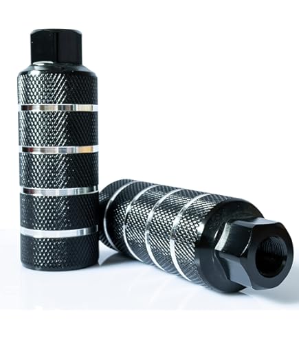Lot De 4 Repose-pieds Antidérapants En Alliage D’aluminium – Pour VTT, BMX, Essieux 3/8″