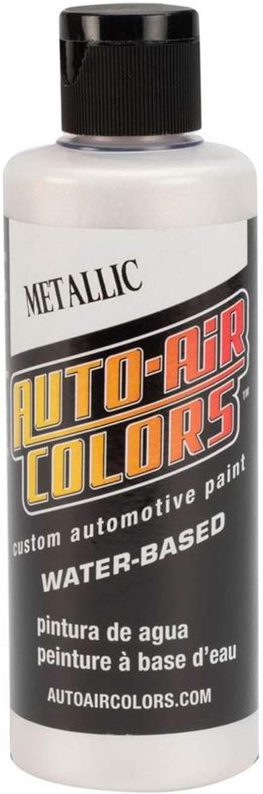 4 oz Airbrush Metallic Paint Color White (Fine)