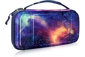 Fintie Carrying Case for Nintendo Switch OLED Model 2021/Switch 2017, [Shockproof] Hard Shell Protective Cover Travel Bag w/1