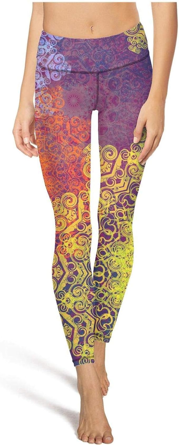 colorful yoga pants