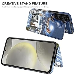 LETO Christmas Wallet Phone Case for Samsung Galaxy