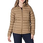 Amazon Essentials Women's Lightweight Long-Sleeve Water-Resistant Packable Puffer Jacket (Available in Plus Size)