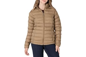 �鶹�� Essentials Womens Lightweight Long-Sleeve Water-Resistant Packable Puffer Jacket (Available in Plus Size)