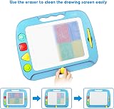 SGILE Large Magnetic Drawing Board for Toddlers 26x20 cm Learning Stamp Kit view 5