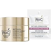Roc Deep Wrinkle Rich Cream, Fragrance Free, Daily Anti-Aging Firming Cream For Persistent Dryness & Younger-Looking Skin For