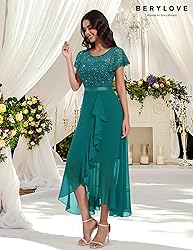 BeryLove Sequin Formal Dresses for Women Flutter