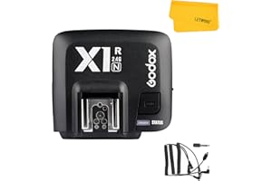 Godox X1R-N Wireless Flash Trigger Receiver for Nikon DSLR Camera, 2.4G Wireless X System High Speed Sync 1/8000s, Wireless Remote Trigger Transmitter Compatible for X1N XPro-N XProII-N Trigger