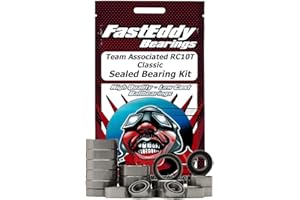 FastEddy Bearings Compatible with Team Associated RC10T Classic Sealed Bearing Kit
