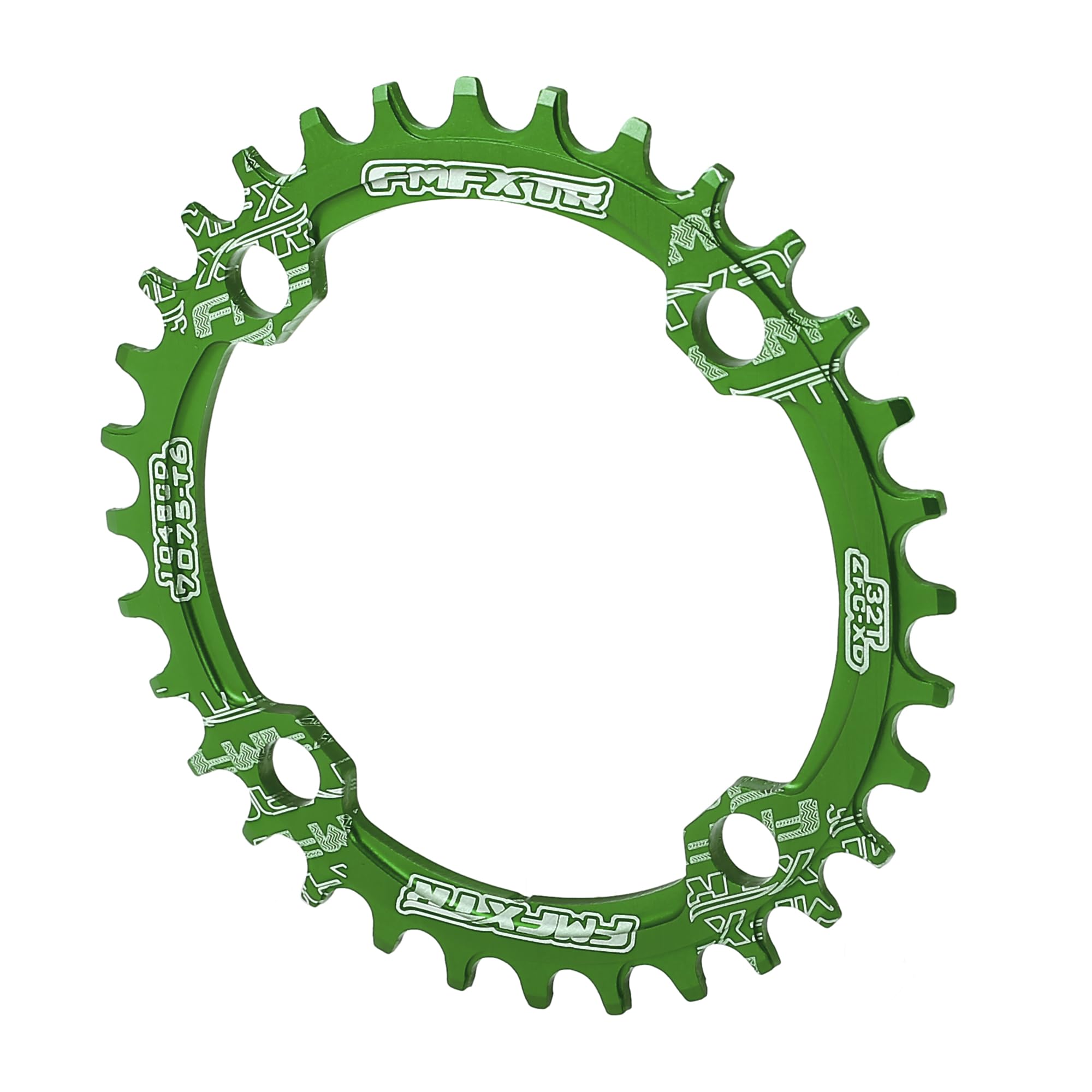 X AUTOHAUX 32 Teeth 104mm Bicycle Wide Chainring Crankset Tooth Plate Green