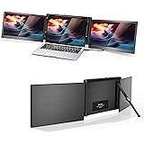 OFIYAA P2 PRO Triple Portable Monitor for Laptop Screen Extender Dual Monitor 13.3'' FHD 1080P IPS Display Type-C/PD/TF Suppo