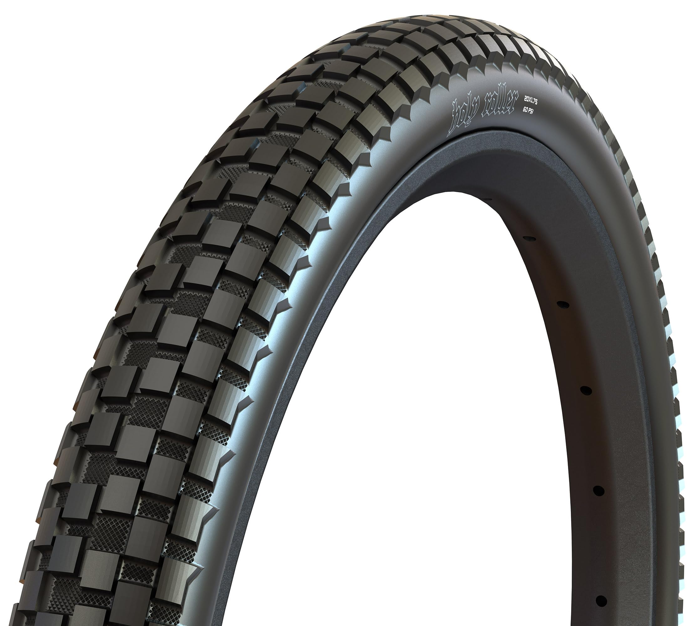 Maxxis Holy Roller Wire Single Compound Tyre - Black, 20 x 2.20-Inch