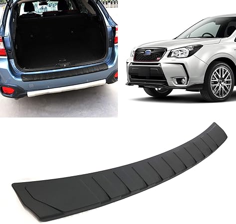 Amazon Toryea リアバンパープロテクターアクセサリートリムカバー スバルフォレスター13 14 15 16 17 18に対応 外装 エアロパーツ 車 バイク