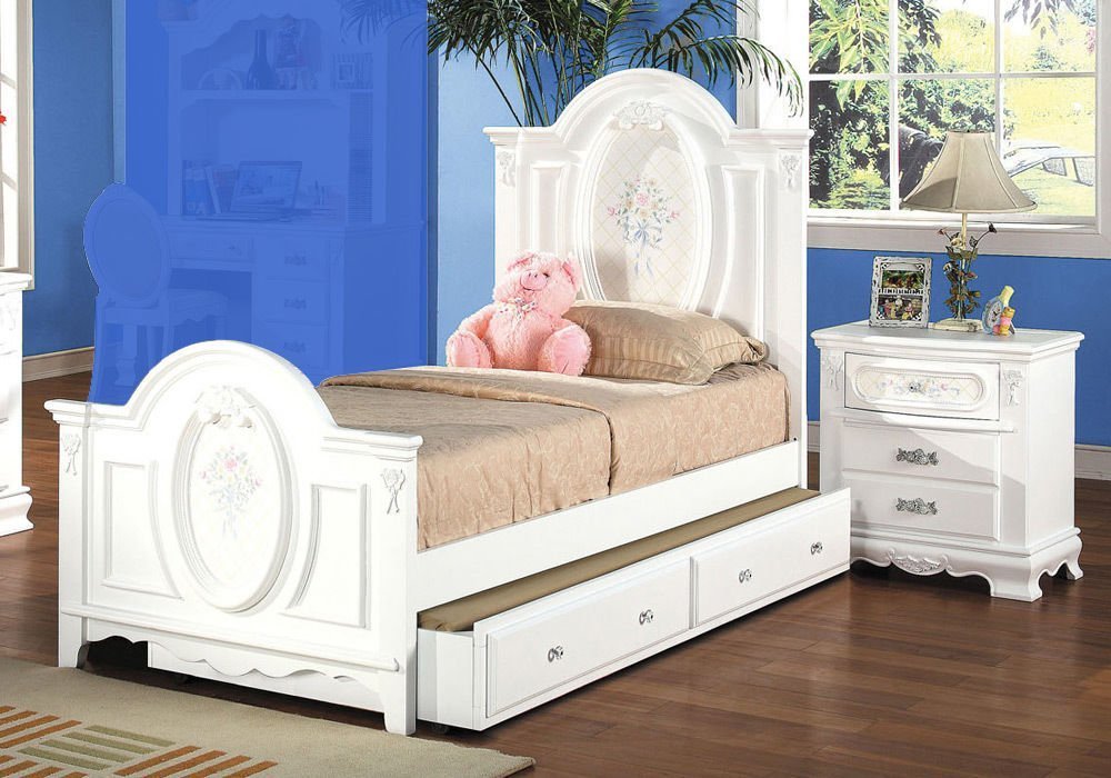 Amazon Com 1perfectchoice Flora Youth Girl Full Bed