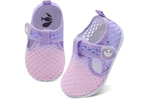 FEETCITY Boys Girls Water Shoes Kids Aqua Socks Quick Dry Barefoot for Beach Swimming Pool