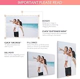 Print Maniacs Personalised Photo Canvas for Women Birthday Gift view 7