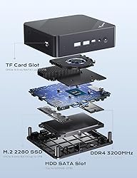 MINISFORUM UN100P Mini PC - 12th Gen Alder Lake