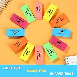Mr. Pen- Erasers, Pencil Eraser, 12 Pack, Neon