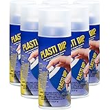 Plasti Dip Performix 11209-6PK Clear Multi-Purpose Rubber Coating Aerosol - 11 oz., (Pack of 6)