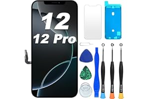 DIGI4U LCD for iPhone 12/12 Pro Screen Replacement, 6.1''[3D Touch][Small Notch] Screen for iPhone 12/12 Pro Display Digitizer Assembly, with Repair Tools for iPhone 12/12 Pro LCD