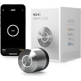 Nuki Smart Lock (Deadbolt) Keyless Entry WiFi Electronic Deadbolt with Auto-Unlock, App Control, Remote Access, Easy Installation, Smart Home for Front Door, Home &amp; Rentals