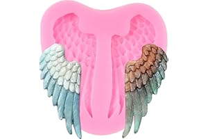 Angel Wing Fondant Silicone Molds For Baby Shower Party Cake Decorating Cupcake Topper Candy Chocolate Gum Paste Polymer Clay