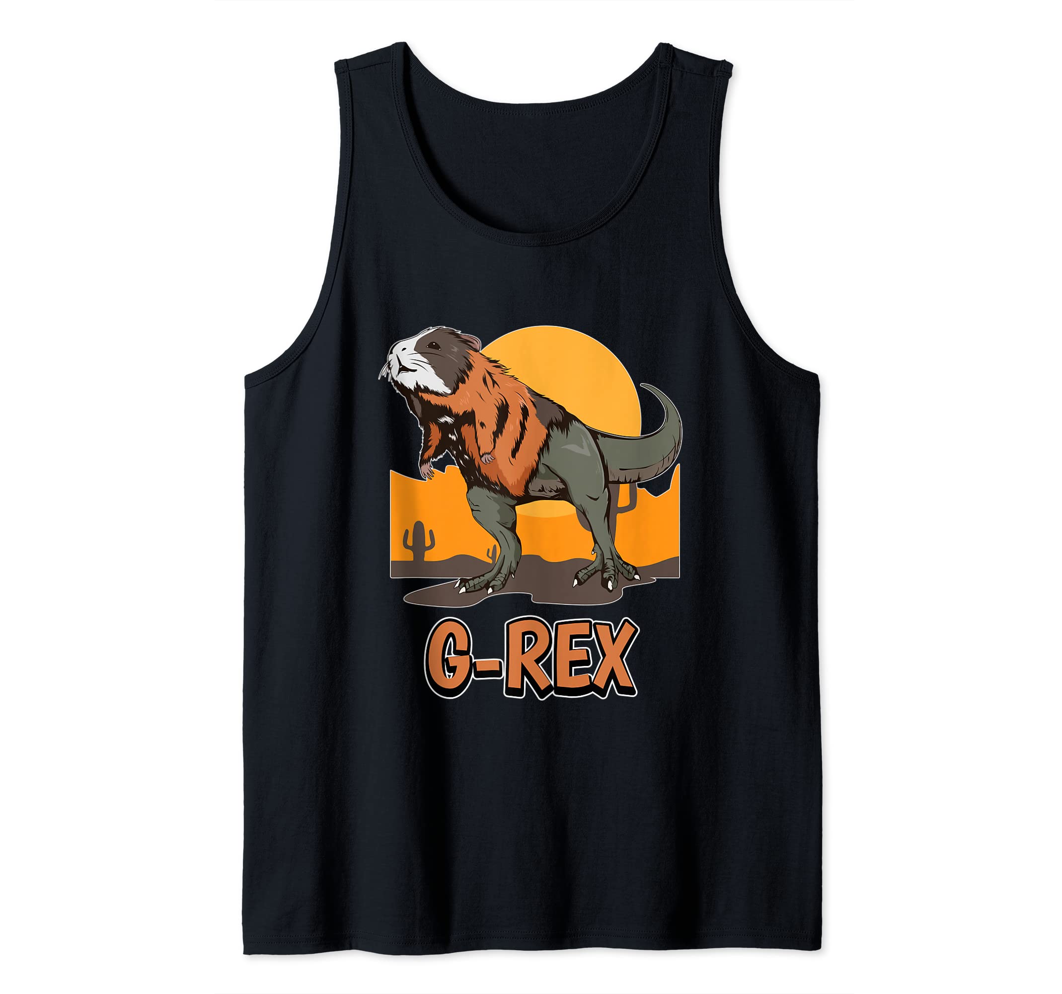 Kids G-Rex Tyrannosaurus Rex Cavy Dinosaur T-Rex Guinea Pig Tank Top