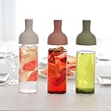 Hario Cold Brew Tea Wine Bottle 750ml White FIB-75-W Filter-In view 6